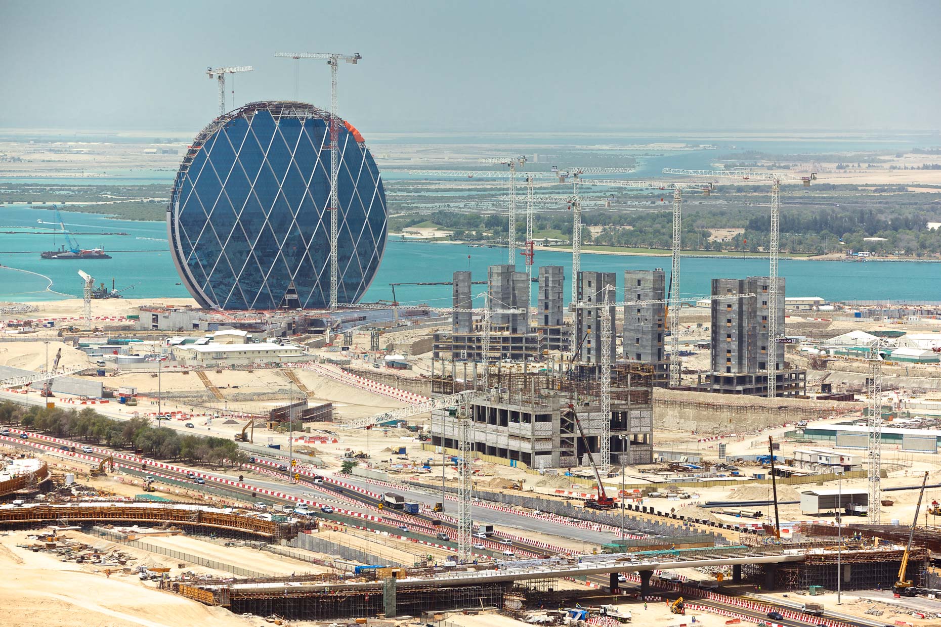 Aldaar HQ Under Construction - Abu Dhabi, UAE