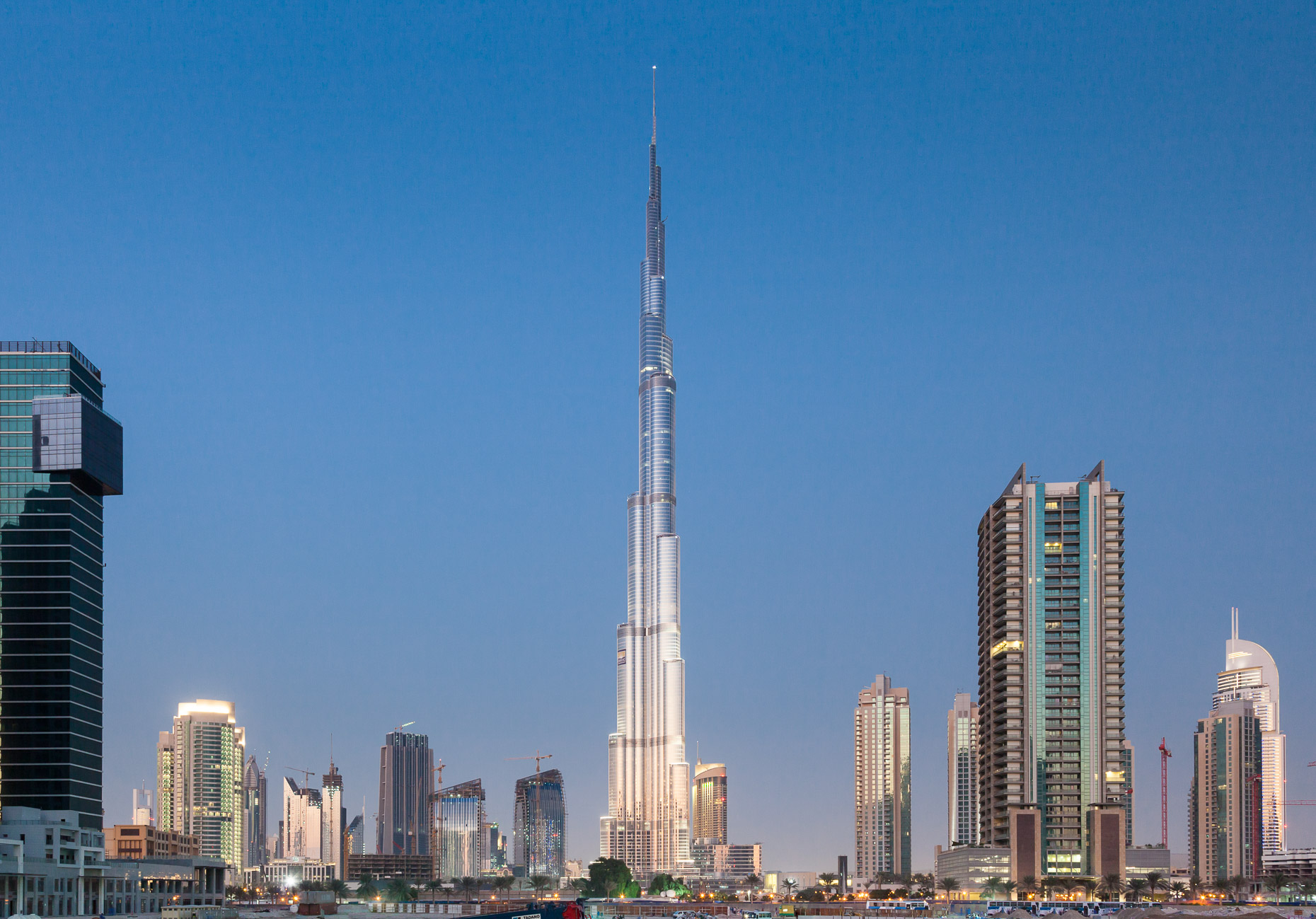 Burj Khalifa, Dubai Sunset View 